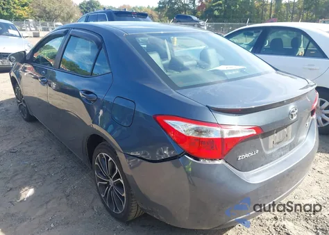 2016 Toyota Corolla S Plus z USA, uszkodzony, nr VIN 2T1BURHE0GC562627